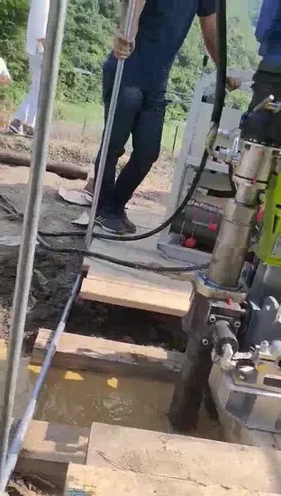 MD550 Portable Full Hydraulic Rotary Head Diamond Wireline Mining Exploration Coring Drill Machine/Geotechnical Investigation Core Sampler Drilling Rig