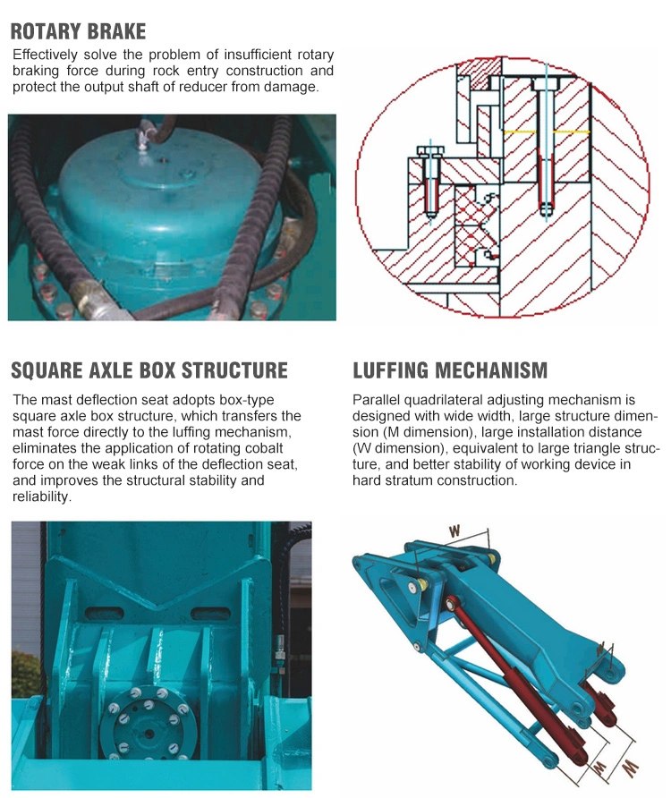 Sunward Swdm160-600W Rotary Drilling Rig Portable Low Price