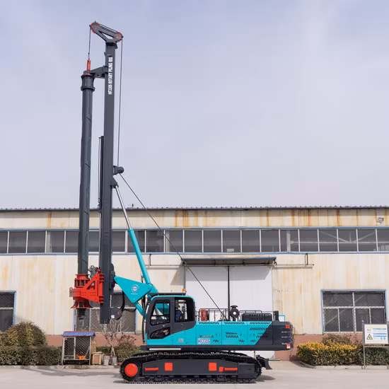30m油圧オーガーパイルドライバー、ロータリー基礎建設掘削リグ、エンジニアリング、橋杭掘削リグ、ロータリー掘削リグ